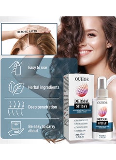 OUHOE Hair Growth Spray, Hair Growth Anti Hair Loss Essence Serum Spray, Ultra Hair Growth Formula Serum Spray, Damaged Dry Hair, Hair Regrowth For Thicker Longer Fuller Hair With Castor Oil Ginger 50ML  - Image 4