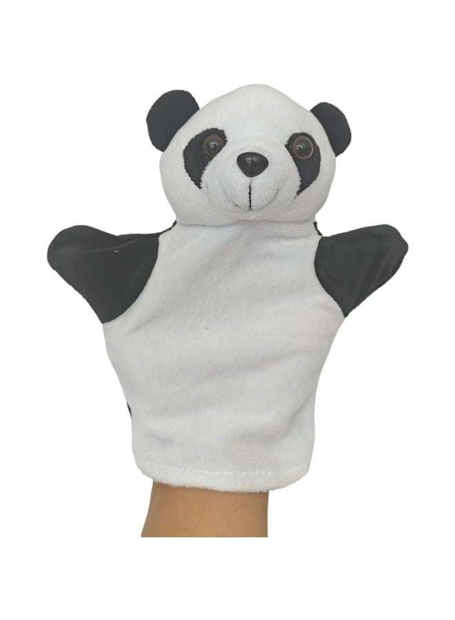 Animal Hand Doll Kindergarten Parent-Child Performance Storytelling Vigor Toys Gloves Doll Dubbing Interactive Teaching Aids Hand Doll-Color:Panda  - Image 1