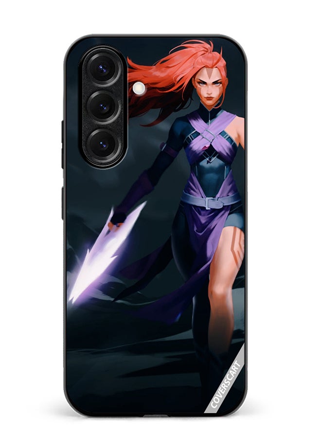 Protective Case Cover For Samsung Galaxy S25 Anti-Mage Lady Dota 2 Design Multicolour