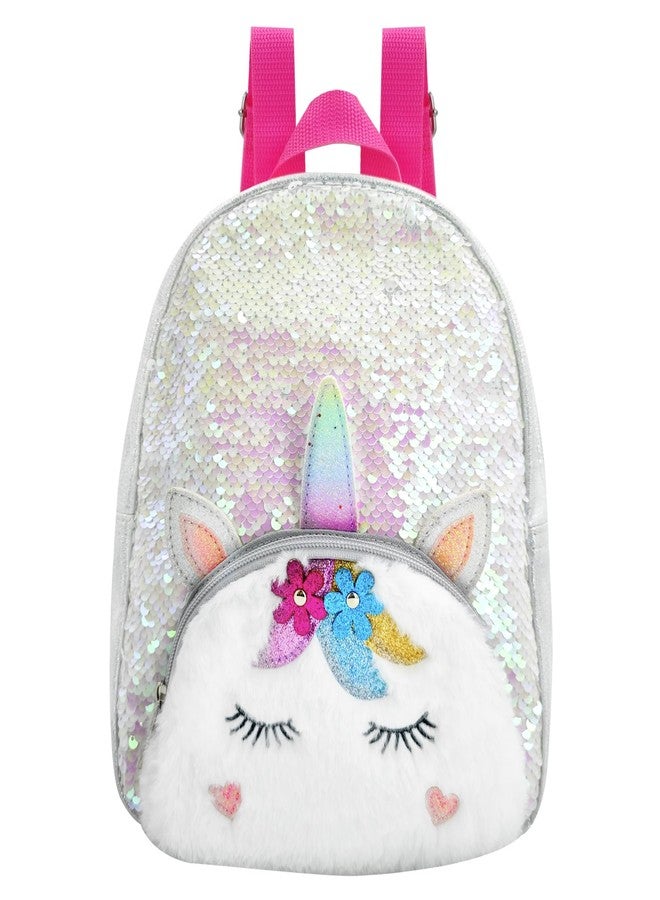 PinkSheep Mini Backpack for Kids Girls, Toddler Bag Backpacks, Cute Lightweight Preschool for Kindergarten 3-10 Years Old Girl(Unicorn) - Image 1