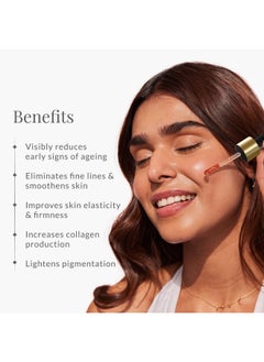 Forest Essentials Facial Serum | Advanced Soundarya With 24K Gold | Ayurvedic Anti Ageing Properties | Clinically Tested | For Pigmentation Fine Lines & Dark Spots  - Image 3