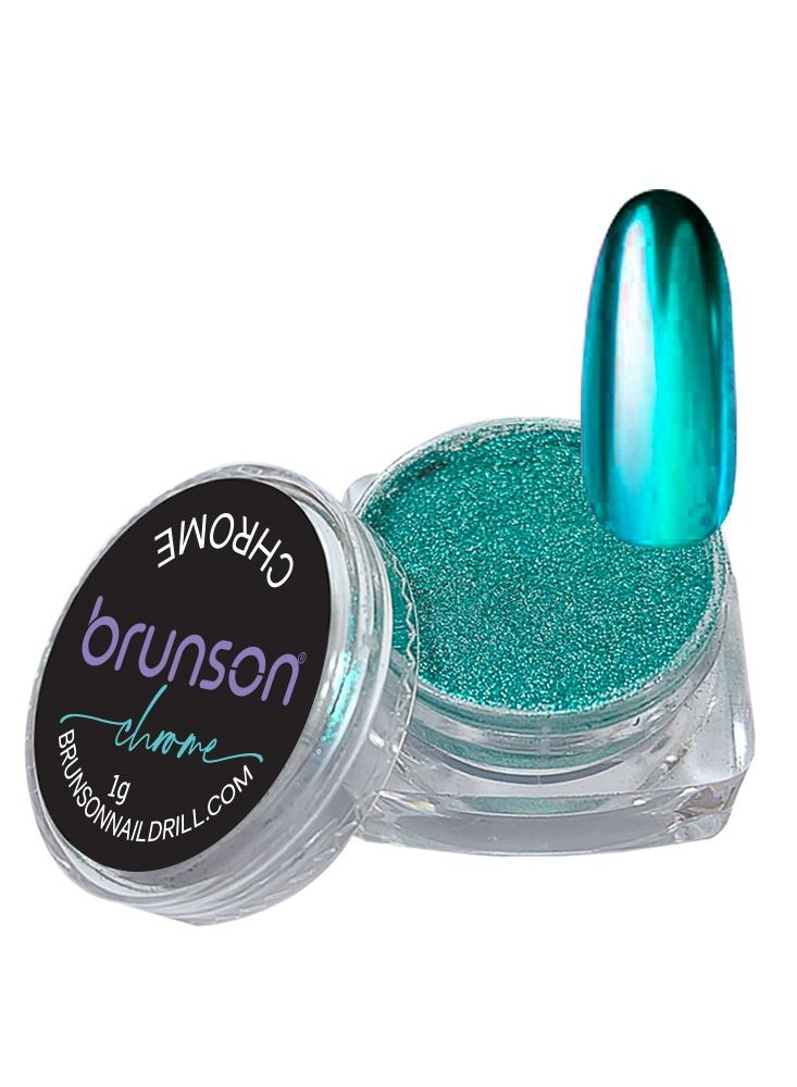 brunson Chrome Nail Metallic Powder Holographic Mirror Effect Nail Art Manicure Pigment MC-06