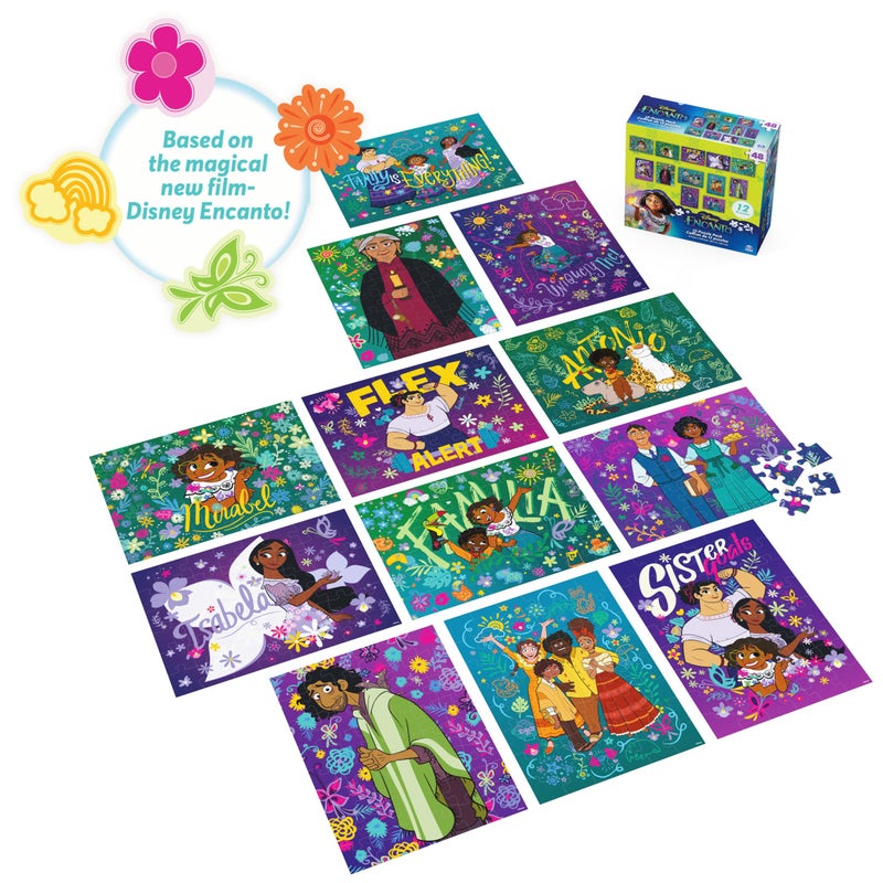 Spin Master Games, Disney Puzzles, Encanto 12-Pack, 48 Pieces, Kids Puzzles, Disney Toys, Ages 4 & Up - Image 3