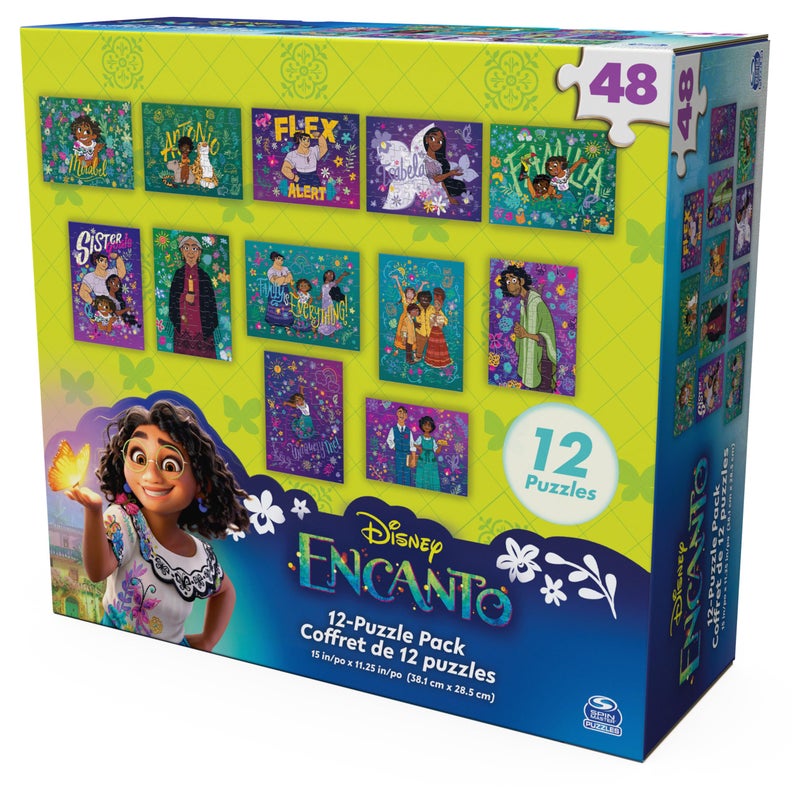 Spin Master Games, Disney Puzzles, Encanto 12-Pack, 48 Pieces, Kids Puzzles, Disney Toys, Ages 4 & Up - Image 5