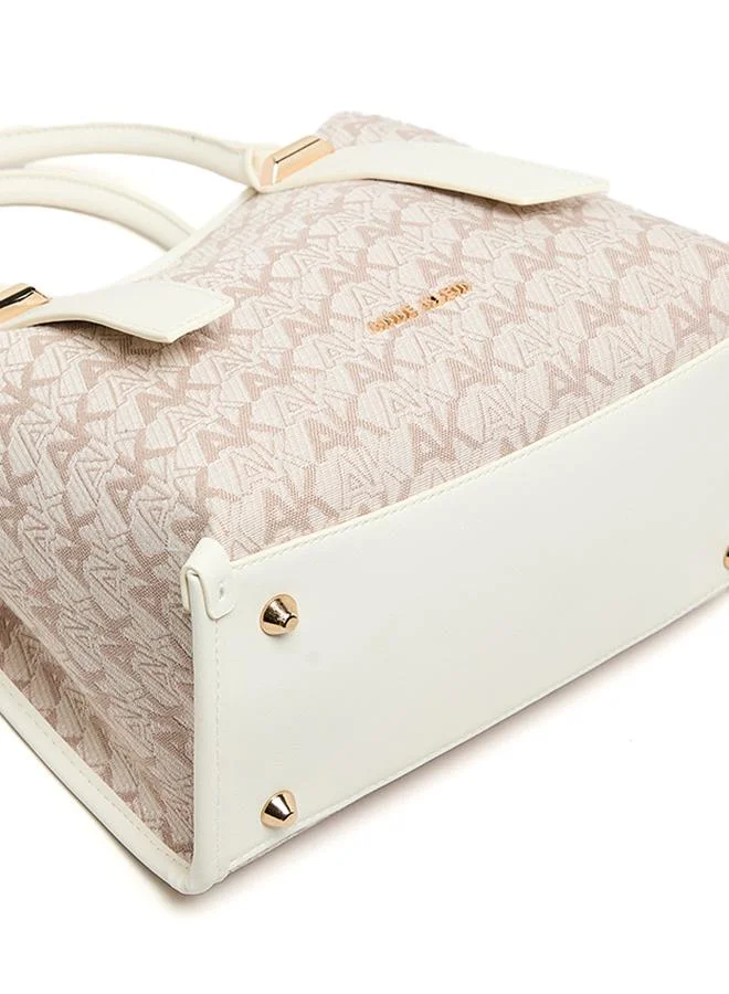 Anne Klein  Monogram Patterned PU Tote Bag for Women | Best Price UAE