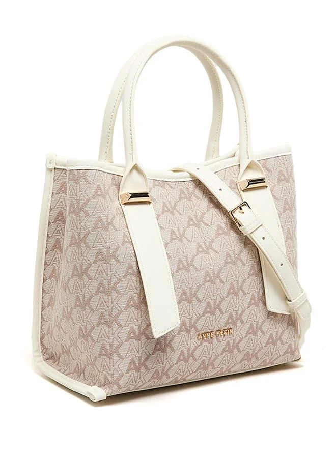 Anne Klein  Monogram Patterned PU Tote Bag for Women | Best Price UAE