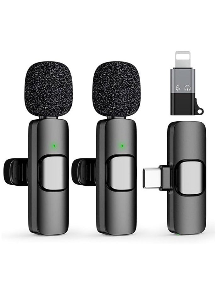 نواكي Noakeei 3 In 1 Wireless Lavalier Microphones 7 g