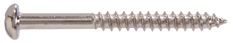 Hillman 1233 10 X 2 in Nickel Plated Round Head Phillips Wood Screw 30Pack