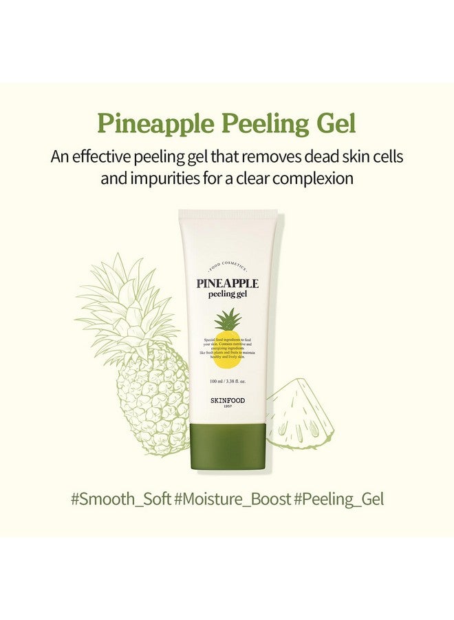 SKIN FOOD since 1957 SKINFOOD Pineapple Peeling Gel 3.38 fl.oz. (100ml) - Pineapple & Aloe AHA Deep Facial Exfoliating Gel, Eliminates Sebum, Skin Clear and Blemish-Free - Dead Skin Remover for Face - Facial Peel - Image 3