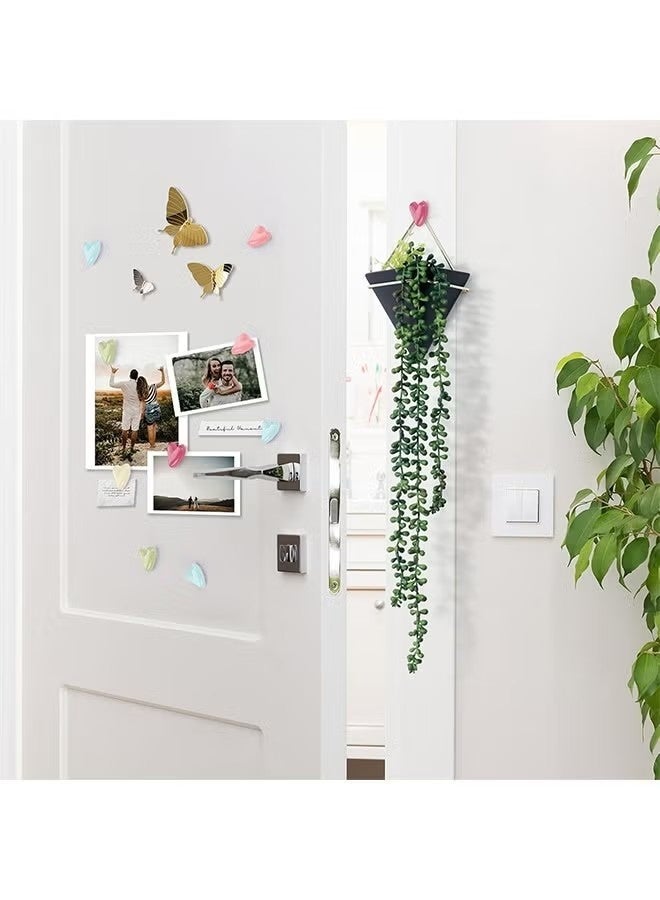 20 قطعة من مغناطيسات الثلاجة، مغناطيسات زخرفية على شكل قلب حب لطيف، مغناطيسات ثلاجة لخزانة السبورة البيضاء، قوة تثبيت قوية - Image 4