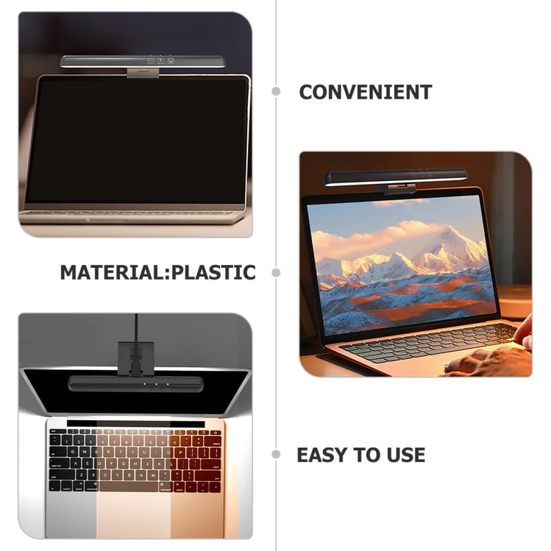 ضوء مكتب كمبيوتر LED غير متماثل قابل للتعديل، شريط إضاءة شاشة يعمل بالطاقة عبر USB، مريح للعين ومضاد للتوهج. - Image 5