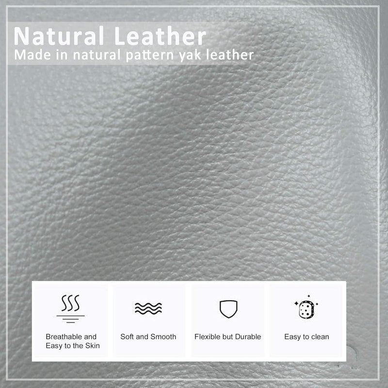 befen Genuine Leather Small Crossbody Bags for Women Cell Phone Bag Cross Body Purses,Silver Zipper - Image 2