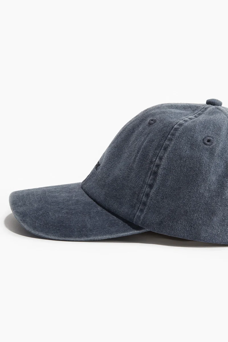 H&M Embroidered-motif cotton cap