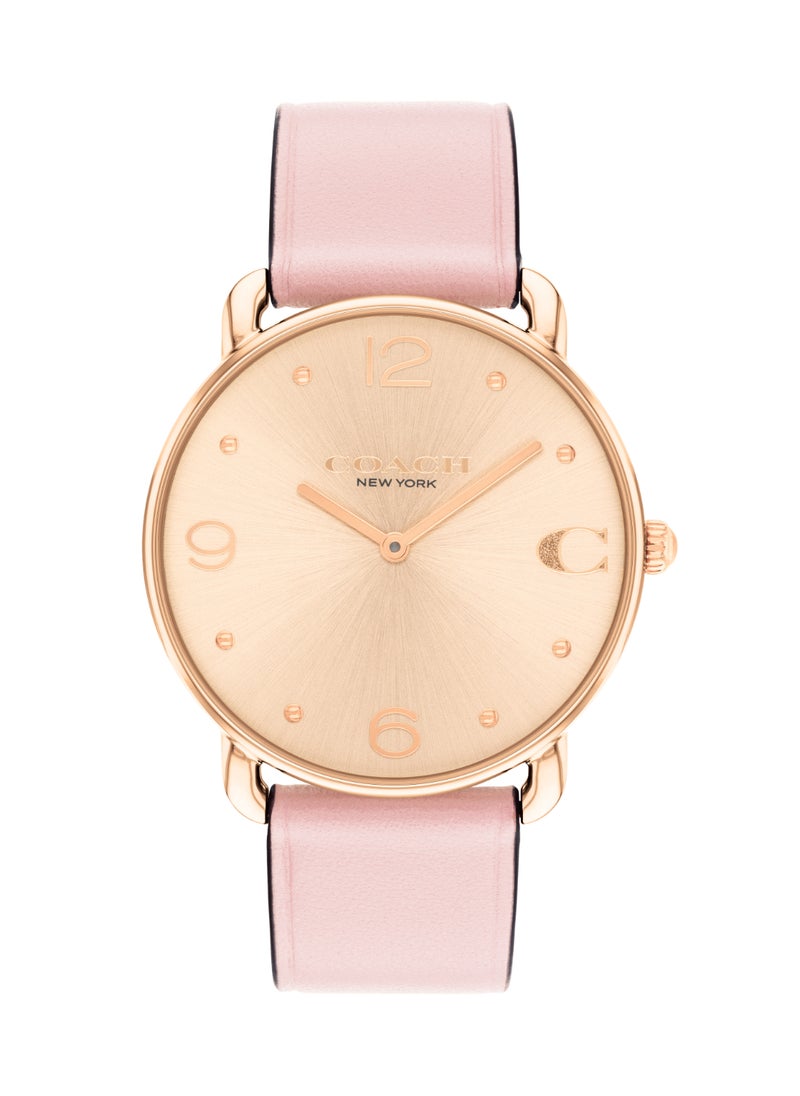 COACH Round Analog Women's Rose Gold Case Watch - 14504288  - Image 1