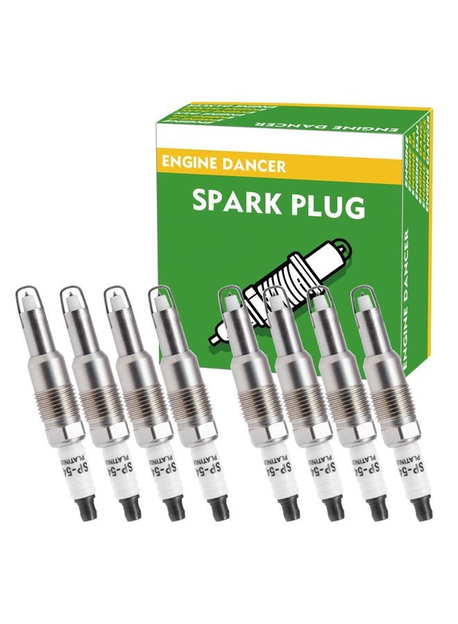 Engine Dancer Iridium Platinum Spark Plug SP546 Upgraded Design Compatible with - 05-08 Expedition 5.4L 04-08 F-150 F-250 Super Duty , 05-08 Navigator 5.4L Triton V8 Engine - Image 1