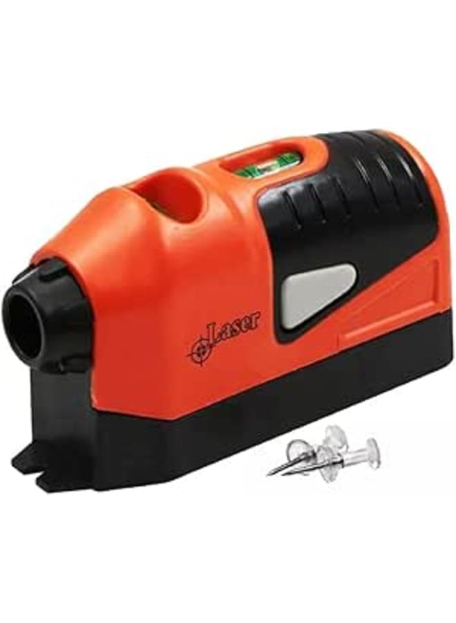 Precision Laser Straight Line Guide Leveler – Red Beam with Built-in Bubble Levels for Accurate Alignment, Hanging, Tiling & Framing – 20m Range