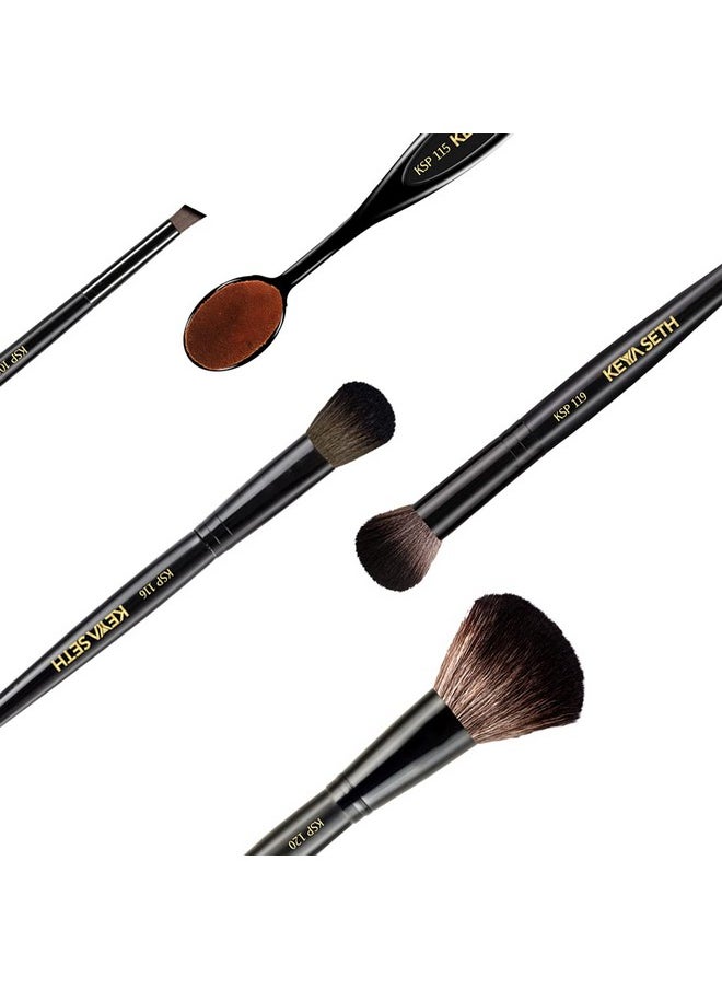 Keya Seth Aromatherapy Keya Seth Professional 5Pcs Premium Blending Brush Set  - Image 3