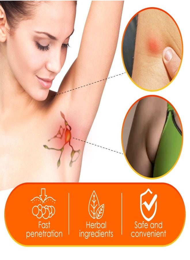 SOUTH MOON - Lymph Nodes Care Ointment, Detox Lymphatic Drainage Massage Cream Pain Relief for Neck Behind Ear Underarm Skin 30g - Image 1