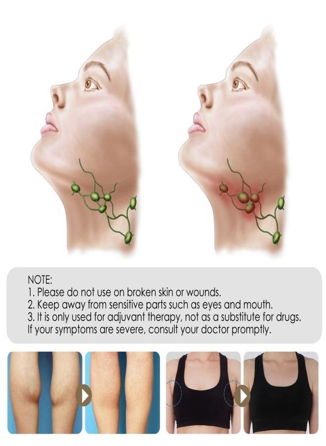 SOUTH MOON - Lymph Nodes Care Ointment, Detox Lymphatic Drainage Massage Cream Pain Relief for Neck Behind Ear Underarm Skin 30g - Image 1
