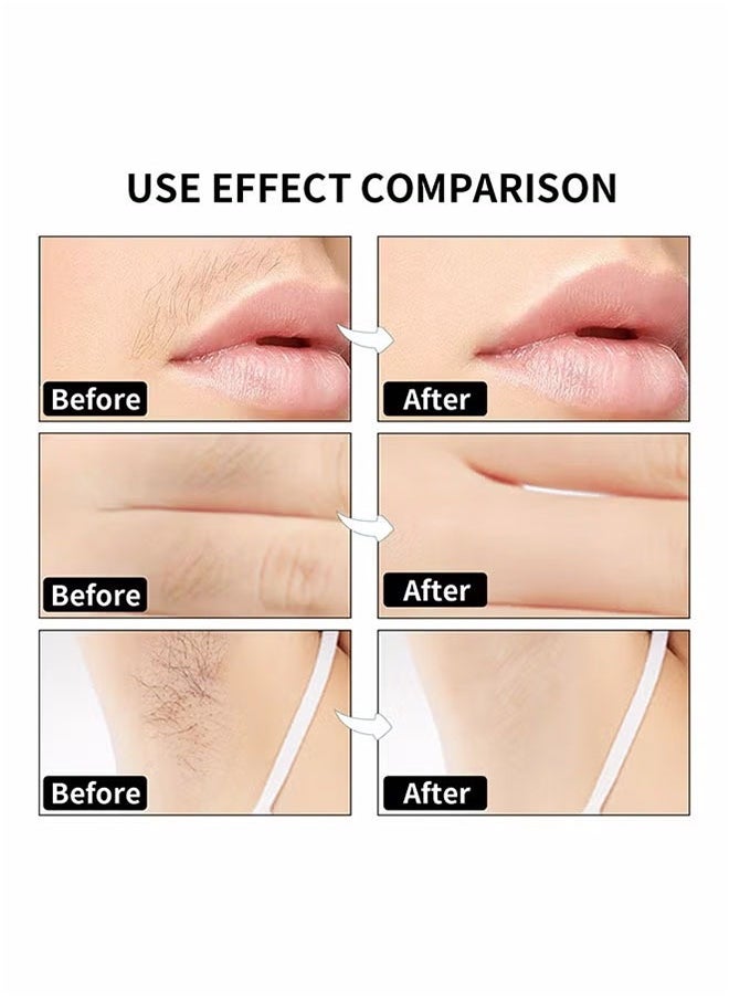 SUMAX - Wax Strips for Hair Removal, Double Sides Facial Body Wax Strips, Waxing Kit with 30 Face Wax Strips and 4 Calming Oil Wipes - Image 1