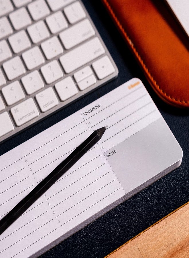 Notsu Daily Planner Notepad Lite | Minimalist Undated Daily To Do List & Hourly Agenda Desk Productivity Planning Pad, Fits Under Keyboard - Image 2