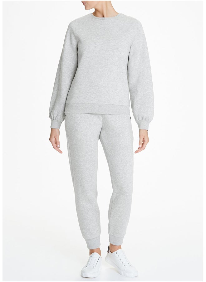 Matalan Grey Volume Sleeve Sweatshirt  - Image 2