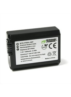 Battery for Sony NP-FW50 (Compatible with ZV-E10, Alpha a7, a7 II, a7R, a7R II, a7S, a7S II, a5000, a5100, a6000, a6300, a6500, NEX-5T, Cyber-Shot DSC-RX10 III and More)