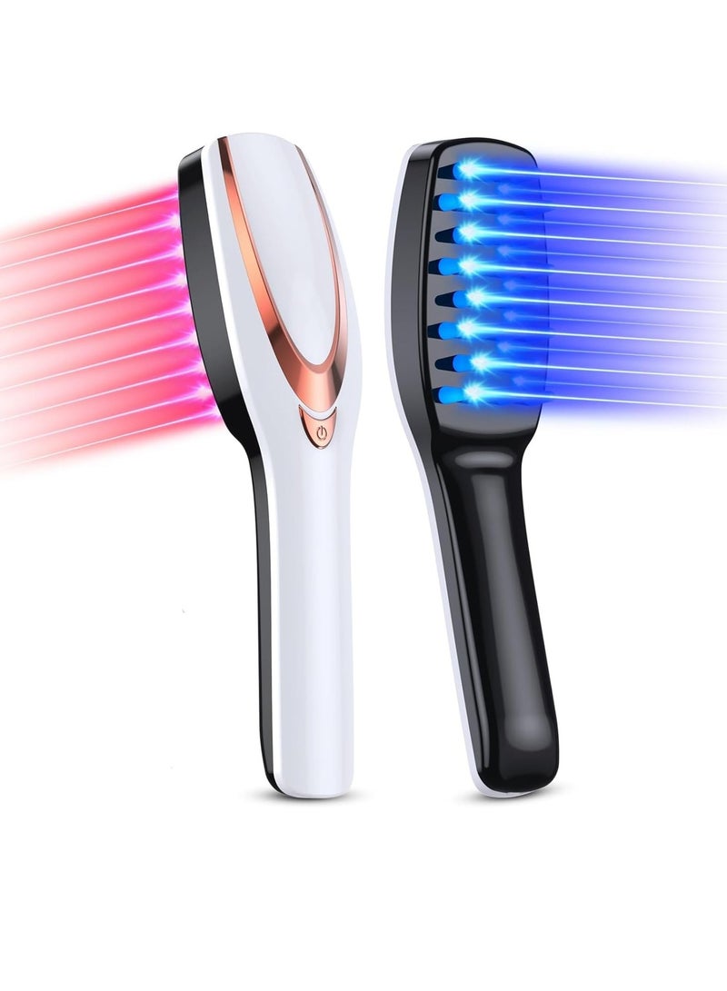 مشط شعر LED - مشط ليزر، نظام نمو الشعر بالليزر الاحترافي، جهاز تدليك فروة الرأس الكهربائي لنمو الشعر، علاج تساقط الشعر، فرشاة شعر مكثفة لأي شخص - Image 2