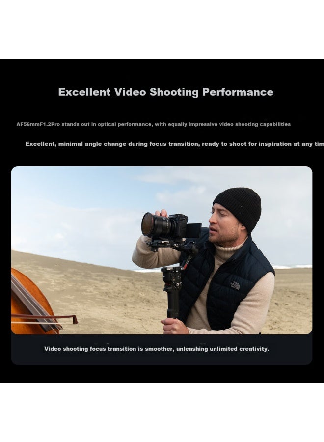 Viltrox Af 56mm F1.2 Pro E Sony Mount, Auto Focus, Large Aperture Portrait Photography, Prime Lens, Suitable For A6400, A6700, Zv-e10ii Mirrorless Cameras - Image 3