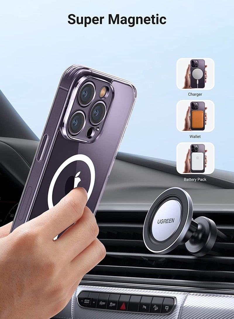 ELTRAZONE iPhone 14 Pro Max Magsafe Case 6.7 Inch Slim Thin Magnetic Case, Yellowing-Resistant, Anti-Drop Shock Absorption, Anti-Scratch and Hard Back Crystal Case Cell Phone Case iPhone 14 Pro Max Case - Image 2