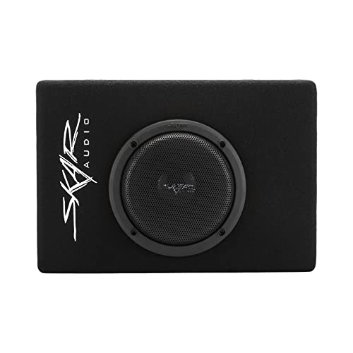 Skar Audio EVL-1X65D4-V-LP 6.5" 400 Watt Low Profile Slot Port Loaded Car Subwoofer Enclosure - Image 2