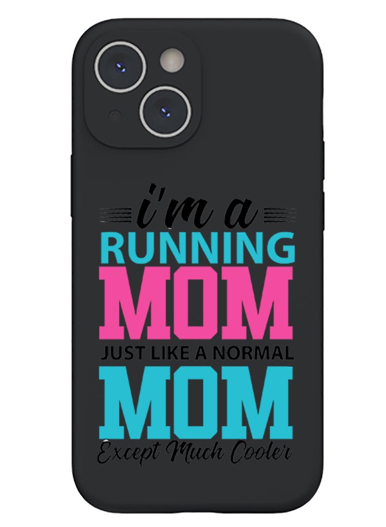 Theodor Protective Slim Fit Case Liquid Silicone Cover with Full Body Protection Anti-Scratch Shockproof Case For iPhone 15 Black  - I smell Spring - Image 1