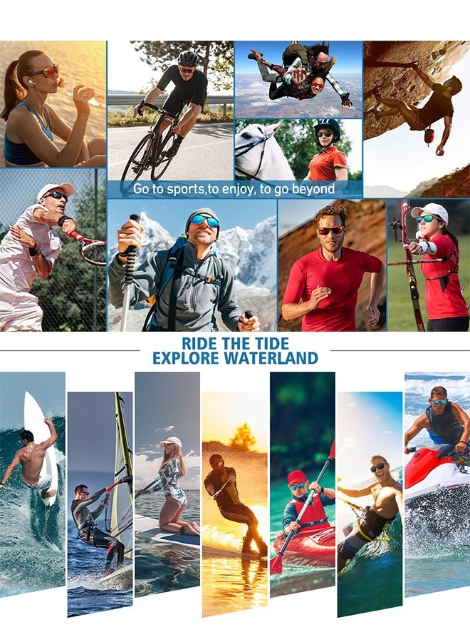 Polarized Sports Sunglasses,UV400 Protection Glasses for Driving Fishing - Image 5