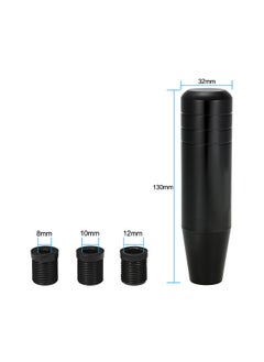 Generic 13cm Length Universal Aluminum Car Truck Racing Gear Shift Knob, with 3 Adapter  - Image 2