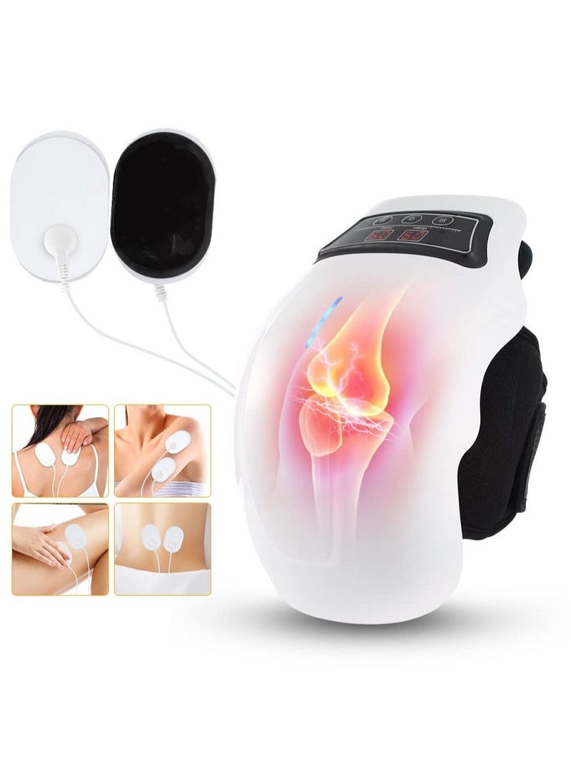 ELTRAZONE Portable Knee Massager with Heat and Vibration Smart Hot Compress Knee Relaxing Massager for Pain Relief Cold Legs Blood Circulation Gifts for Men/Women - Image 5