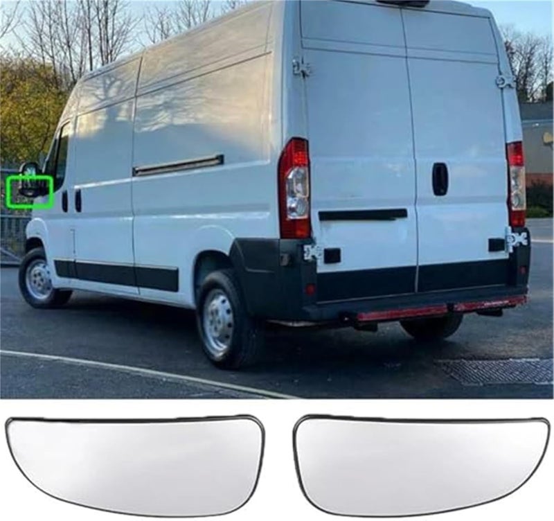 DEMULAX Heated Convex Mirror Glass for Citroen Relay - Image 2