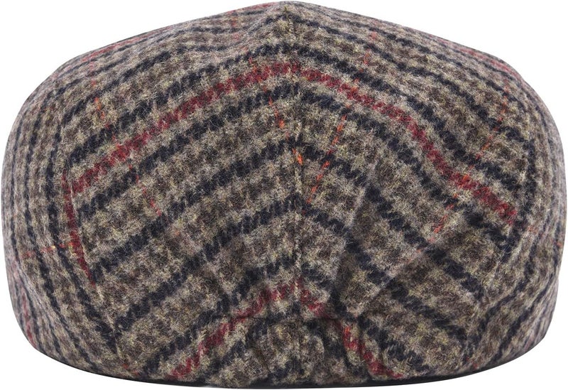 STARANCE Men's Flat Cap Wool Tweed Driving Irish Newsboy Hat - Image 5