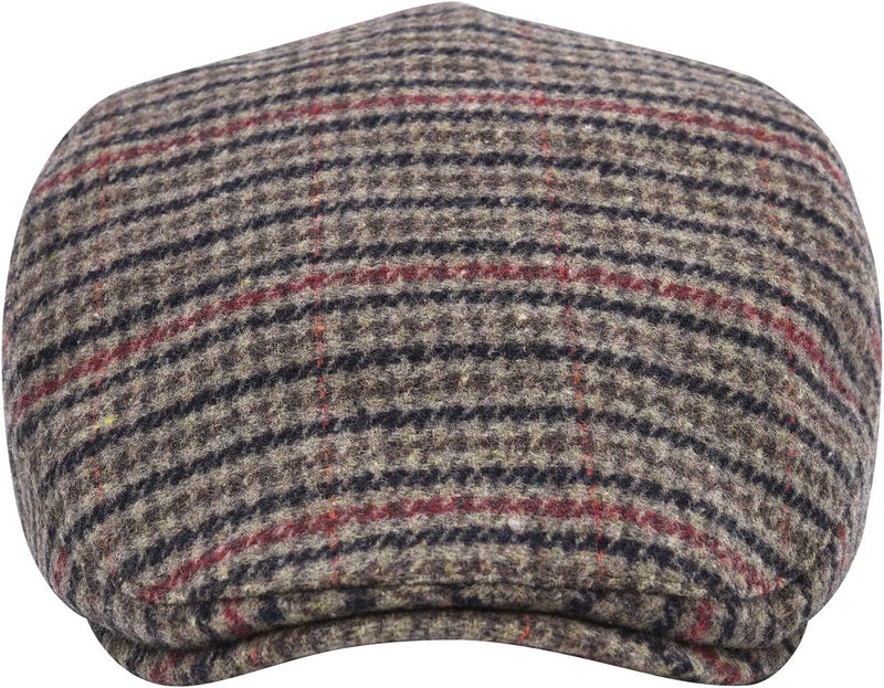 STARANCE Men's Flat Cap Wool Tweed Driving Irish Newsboy Hat - Image 4