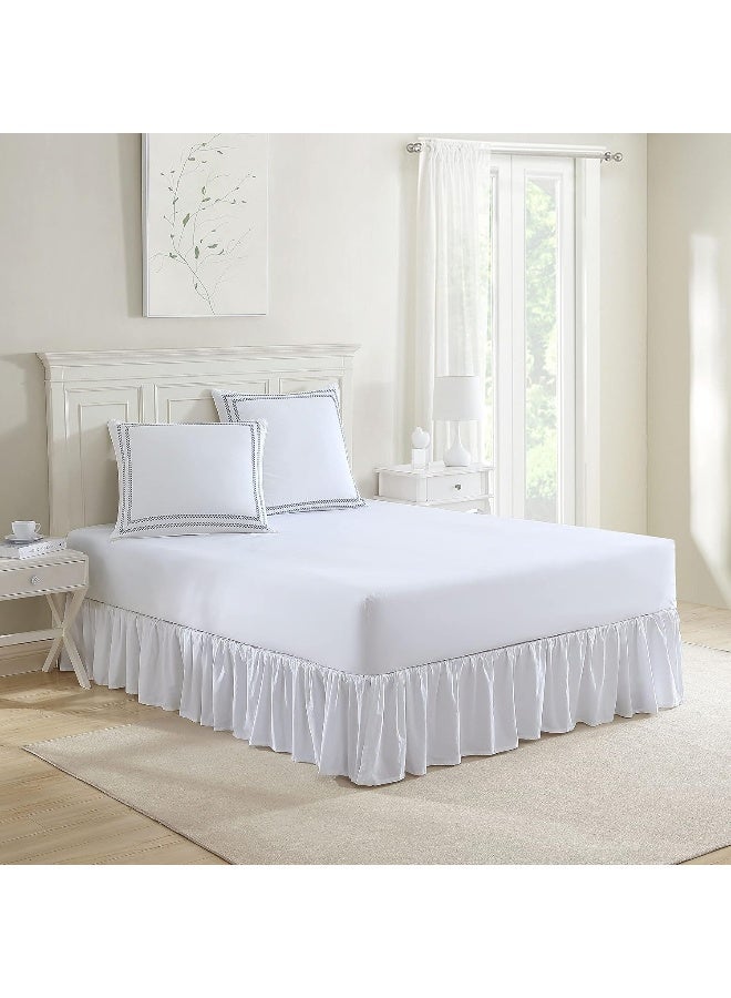 LAURA ASHLEY Laura Ashley Cotton 2 Piece Pillow Sham Set, Farmhouse Home Décor, Euro, Stitched Vine Blue  - Image 3