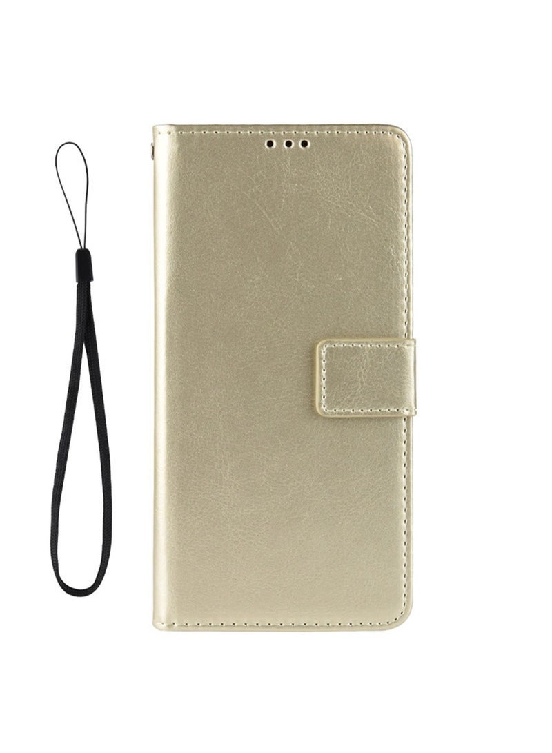 TECNO Camon 20 Premier 5G Case Cover Soft PU Leather Flip Folio Wallet with Card Slots Holder Stand Back Cover Drop-Proof Shock-Proof Protective Cell Phone Back Accessories Protection  - Image 1
