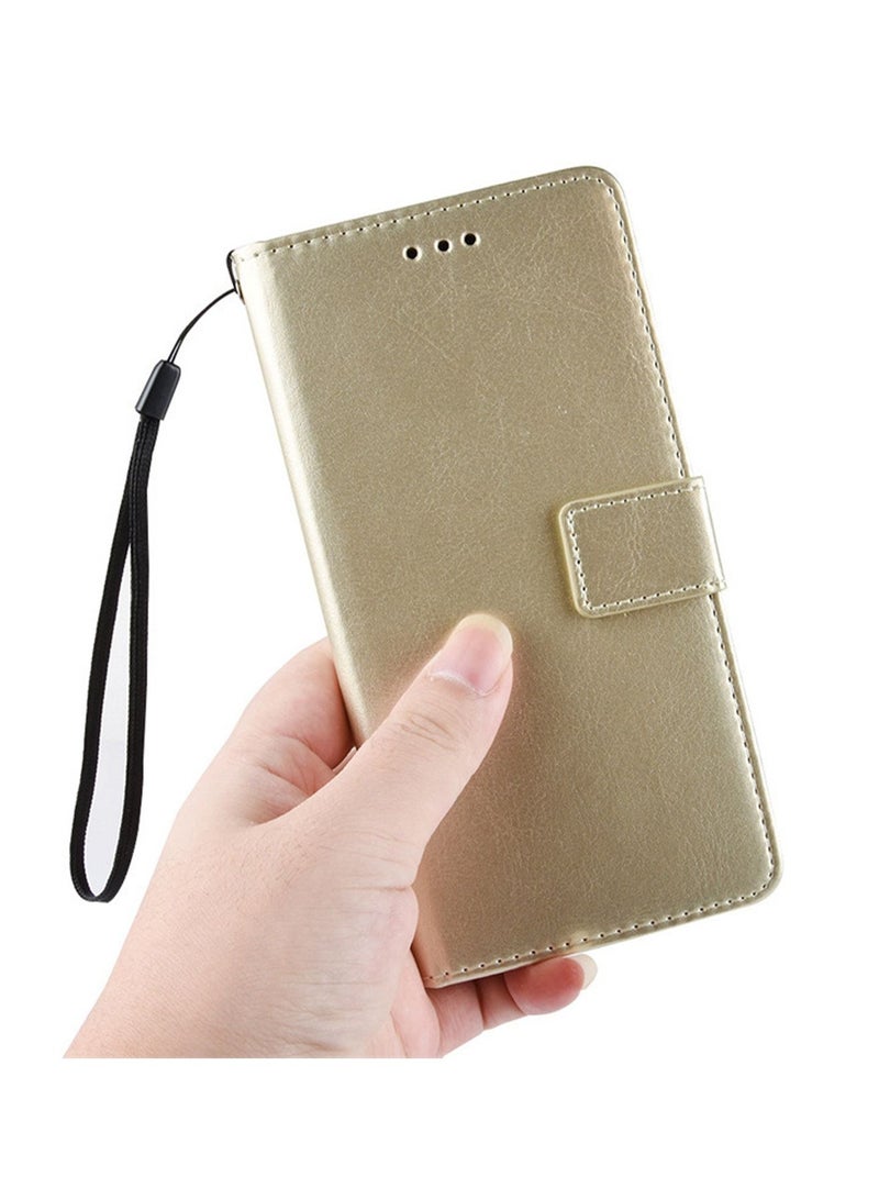 TECNO Camon 20 Premier 5G Case Cover Soft PU Leather Flip Folio Wallet with Card Slots Holder Stand Back Cover Drop-Proof Shock-Proof Protective Cell Phone Back Accessories Protection  - Image 4