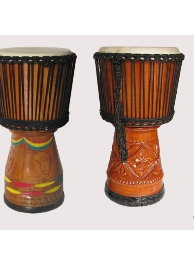 Somali Goat African Drum For Adults and Children Beginners Hand Drum Professional Performance Teaching Drum 10inch master drum (color remarks) - Image 5