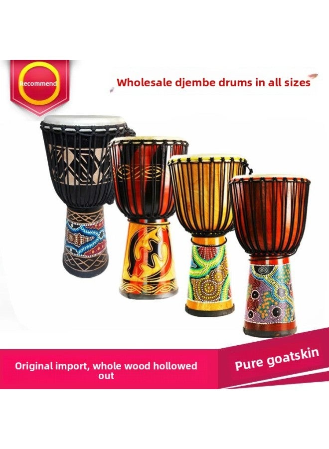 Somali Goat African Drum For Adults and Children Beginners Hand Drum Professional Performance Teaching Drum 10inch master drum (color remarks) - Image 3