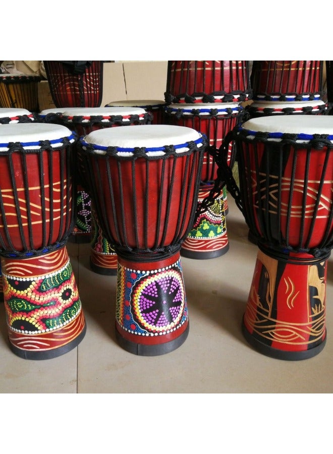 Somali Goat African Drum For Adults and Children Beginners Hand Drum Professional Performance Teaching Drum 10inch master drum (color remarks) - Image 4