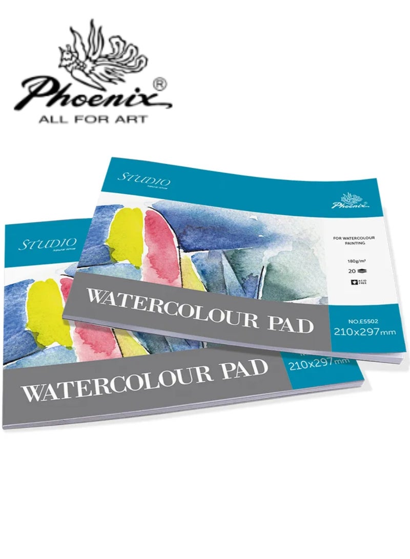 فينيكس كراسة ألوان مائية 20 صفحة مقاس A4 (21*29cm) - Image 1