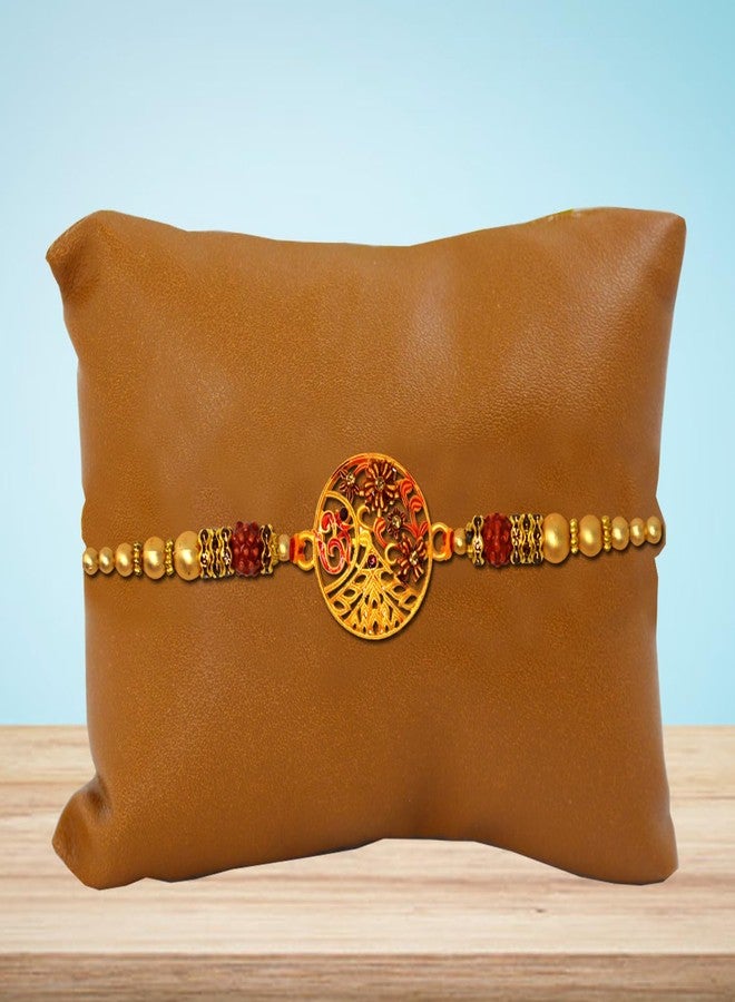 Avirons Rakhi for Bhai/Bhaiya/Brother on Raksha Bandhan| Designer Set of Rakhi with Rakshabandhan Greeting Card Gifts Combo pack for brother, bhai - Image 2