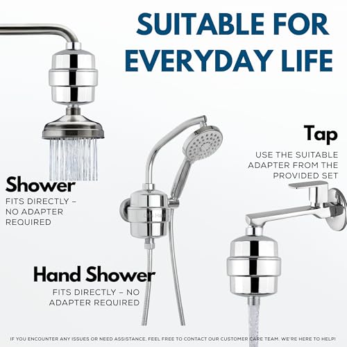 Lifeharbor Life Harbor 15-Stage Tap & Shower Filter (Eco) | India’s Most Effective Hard Water Softener | 2X Active Media (KDF-55, FOF, Carbon) | Hard Water Softener for Bathroom | Fits All Taps & Showers - Image 5