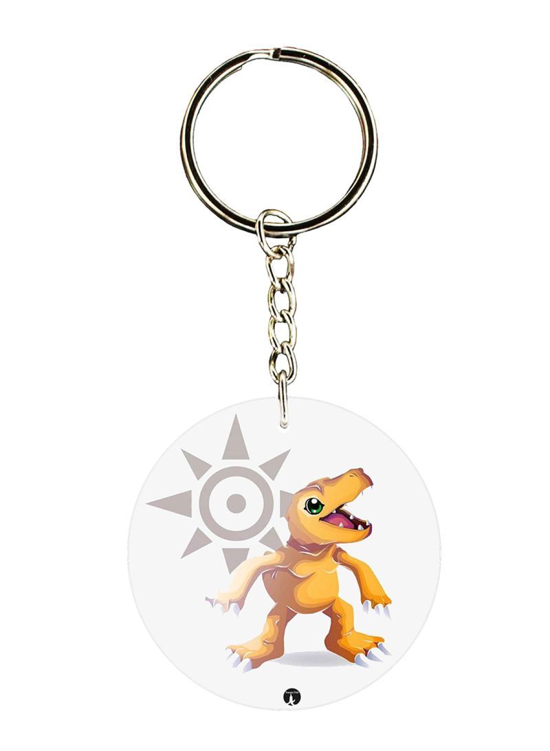 The Anime Digimon Printed Keychain