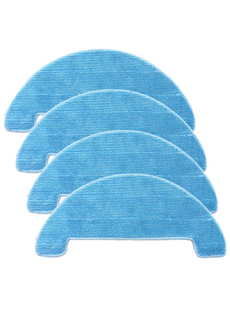 SOFOXYI SOFOXYI 4PCS Replacement Mop Cloths Compatible with Coredy R750R500R550R500 R580 G800G850 Robot Vacuum Mopping Cleaning Cloths Accessories 