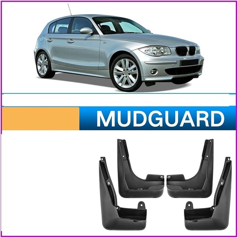 BMW 1 Series E87 120i 2007 2011 Front Rear Fender Splash Guard Set - Image 4